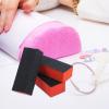 Outanaya 3-Sided Nail Buffing Block Orange Nail Sander File for Manicure and Pedicure Professional Buffer for Shaping and Polishing view 4