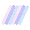 Vaguelly 6pcs Silicone Lip Brush Set with Cover, Portable Lip Gloss Applicator Wands for Precise Lipstick and Concealer Blending, Reusable Makeup Tools for Travel and Daily Use view 1