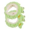 TIDTALEO 2pcs Cute Plush Frog Animal Headbands Soft Makeup and Spa Headbands for Women Facial Skincare Hair Bands for Washing Face and Mask Application view 1