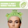 TIDTALEO 2pcs Cute Plush Frog Animal Headbands Soft Makeup and Spa Headbands for Women Facial Skincare Hair Bands for Washing Face and Mask Application view 3