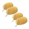 Unomor 4pcs Exfoliating Bath Sponges Soft Body Shower Sponge Puff Reusable Loofah for Men Women Shower Bathing and Bathroom Cleaning Accessories view 1