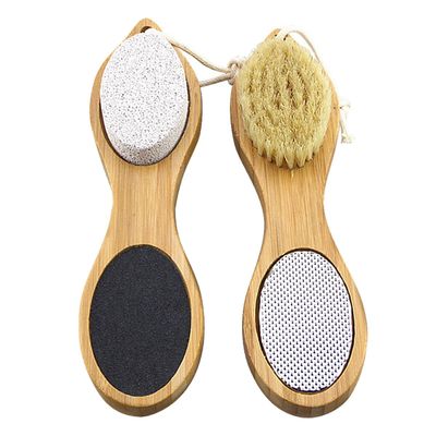 Amosfun 2 Pieces Four-in-one Foot File and Scrubber Set Foot Planer Callus Remover Pedicure Tool for Dead Skin Exfoliation at Home