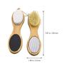 Amosfun 2 Pieces Four-in-one Foot File and Scrubber Set Foot Planer Callus Remover Pedicure Tool for Dead Skin Exfoliation at Home view 2