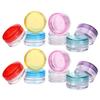 Abaodam 56pcs 5g Small round Bottom Plastic Cosmetic Jars Leak-proof Face Cream Containers Portable Travel Toiletry Storage Pots Color view 3