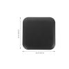 TEHAUX Compact Folding Makeup Mirror 7X Magnification Pocket-Sized Mini Travel Beauty Mirror Black Resin Glass for Indoor and Outdoor Use view 2