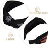 ARTIBETTER Christmas Tree Knotted Hairband Wide Knot Sequined Xmas Headband Women Holiday Party Fashion Hair Accessories view 3
