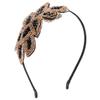 Uonlytech Vintage Rhinestone Headband Crystal Beaded Leaf Hairband for Women Bride Hair Piece Bridal Wedding Hair Accessory view 1