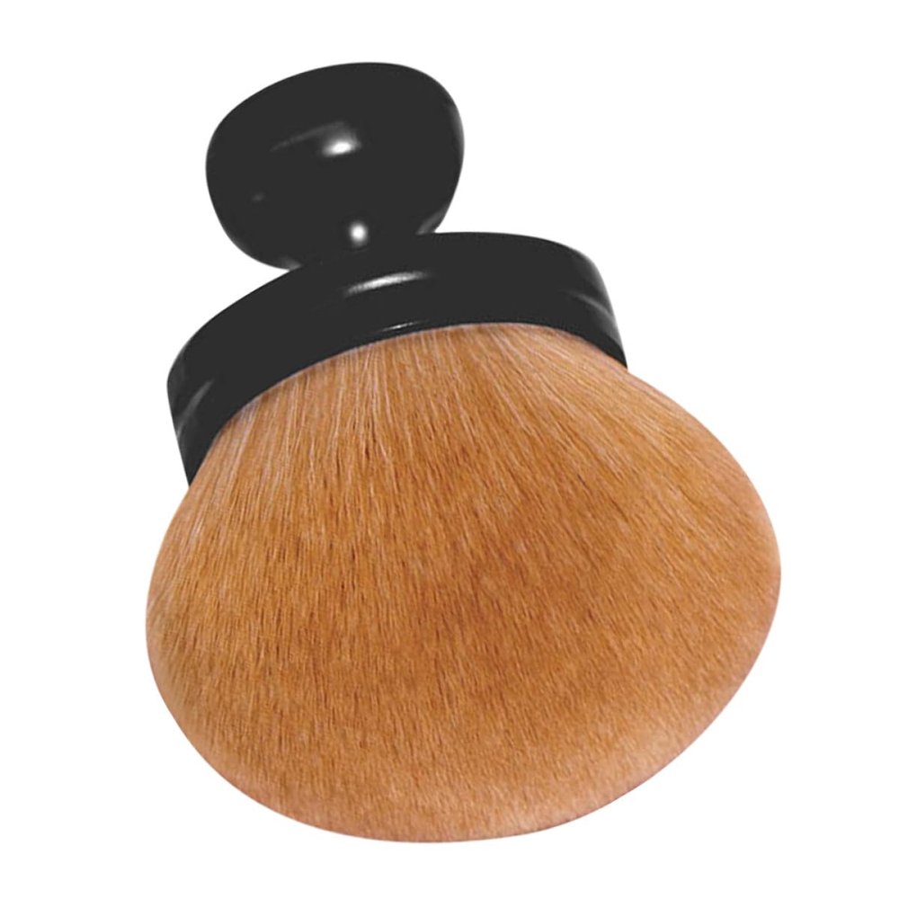 VICASKY Multi-function Large Blush and Setting Powder Brush Soft Fluffy Cosmetic Makeup Brush for Travel Black Face for Powder Foundation and Cheeks
