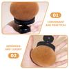 VICASKY Multi-function Large Blush and Setting Powder Brush Soft Fluffy Cosmetic Makeup Brush for Travel Black Face for Powder Foundation and Cheeks view 3