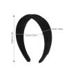 IMIKEYA Satin Headband for Women, Wide Sponge Hairband, Soft Spa and Face Washing Hair Accessory, Comfortable Hair Wrap for Skincare and Daily Wear view 2