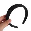 IMIKEYA Satin Headband for Women, Wide Sponge Hairband, Soft Spa and Face Washing Hair Accessory, Comfortable Hair Wrap for Skincare and Daily Wear view 4