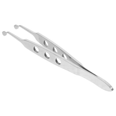 JOYOFREELY Steel round Tip Massage Tweezers for Eyelid Care, Meibomian Gland Expressor Tool for Stye Treatment and Hair Removal, Precision Face Massage Tool for Women and Men