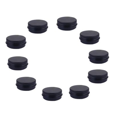 FAVOMOTO 20pcs 30ml Aluminum Cream Containers for Cosmetics, Small Travel Cosmetic Storage with Screw Lids, Lightweight Refillable Aluminum Holders for Skincare and Creams
