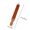 PRETYZOOM Leather Razor Strop and Canvas Sharpening Cloth Double-layer Straight Razor Strop with Hanging Buckle for Barber Shaving Accessories view 2