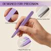 4Pcs Tweezers Set for Women, Stainless Steel Eyebrow Tweezers Kit with Slant Flat Pointed & Sharp Tip, Precision for Facial Hair and Lash, Ingrown Hair, Splinter Removal view 3