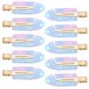 10 PCS No Crease Clips No Bend Flat Hair Clips Creaseless Hairs Pins Makeup Clip Cute Accessories Small Duck Barrettes for Women Teen Girls Thin Fine Hairs Curly Styling Sectioning (Blue) view 1