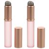 KICHOUSE 2pcs Pink Lip Applicator Brush with Protective Cap, Portable Lipstick and Lip Gloss Makeup Tools for Womens Travel and Daily Use view 1