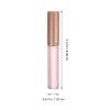 KICHOUSE 2pcs Pink Lip Applicator Brush with Protective Cap, Portable Lipstick and Lip Gloss Makeup Tools for Womens Travel and Daily Use view 2