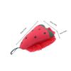 DECHOUS Watermelon Exfoliating Bath Loofah Shower Sponge for Body and Face, Soft Mesh Body Shower Pouf and Adults, Dual-use Bathing Accessory in Red view 2