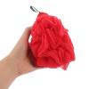 DECHOUS Watermelon Exfoliating Bath Loofah Shower Sponge for Body and Face, Soft Mesh Body Shower Pouf and Adults, Dual-use Bathing Accessory in Red view 3