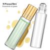 BETOOKY 15 Pcs 10ml Essential Oil Roller Bottles Set with Roll Ball Caps Refillable Perfume Dispenser Containers for Travel Aromatherapy view 3