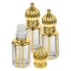 OKUMEYR 3pcs 3ml Essential Oil Glass Dropper Bottles Perfume Dispensing Containers Portable Refillable Bottles for Travel and Aromatherapy view 1