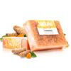 MIESCHER Turmeric Scrub Soap, Facial Scrub Exfoliator, Natural Walnut Shell Scrubbing Particles, Moisturizing Body Face Scrub Deep Cleaning for Dry Skin, Blackheads, Face Peeling Soap, 3.52oz. view 1