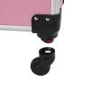 BHUAJJHSV Tie rod makeup case, embroidered case, pink, four in one, aluminum alloy, suitable for weddings, dressing rooms view 2