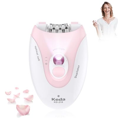 Facial Epilator, Glabours Skin Hair Remover for Women Epilators with LED Light, Two Speed Hair Removal Device, Epilator for Women, Pluxy Facial Hair Removal for Bikini Arm Legs Armpits