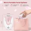 Facial Epilator, Glabours Skin Hair Remover for Women Epilators with LED Light, Two Speed Hair Removal Device, Epilator for Women, Pluxy Facial Hair Removal for Bikini Arm Legs Armpits view 4