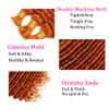 30 30 30 Inch Ginger Orange Boho Human Hair Deep Wave Bulk 350 Human Braiding Hair Orange Boho Human Hair Extensions Curly Braids view 3