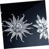 Vaguelly Rhinestone Wedding Headband Alloy Bridal Hairband Flower Crown Headdress for Brides Wedding Ceremony Accessories view 4