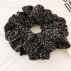 Dots Scrunchies for Women Girl Fashion Elastic Hair Bands Oversize Stretchy Hair Ties Ponytail Holders Thick Hair 2Pcs view 3