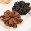 Dots Scrunchies for Women Girl Fashion Elastic Hair Bands Oversize Stretchy Hair Ties Ponytail Holders Thick Hair 2Pcs view 4
