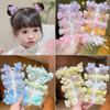 YNOBUN 10 Pack Cute Flower Bow Hair Accessories for Toddlers & Little Girls Hair Scrunchies Hair Clips Set Elastic Hair Ties for Daily Wear School Party Birthday & Performance-pl view 4