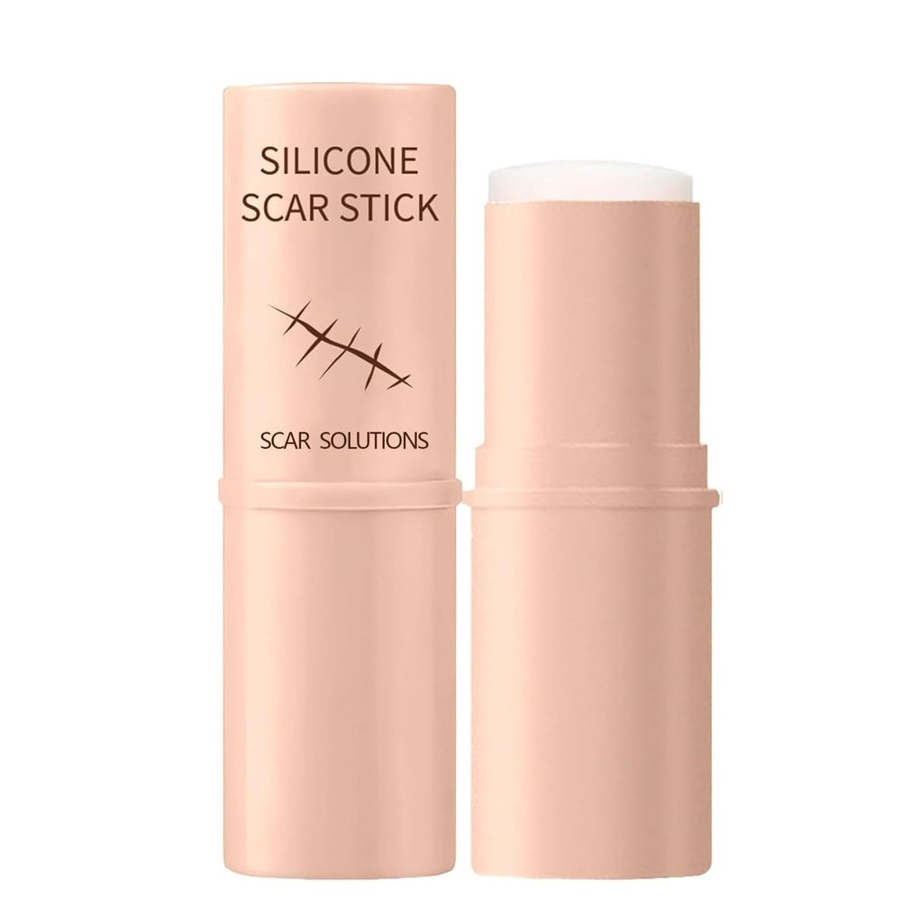 Nabevin Silicone Scar Stick, Silicone Scar Cream for Face/Eye serums, Help to Improve the Appearance of ScarsPDRN Collagen Multi Balm Stick Pink B12