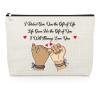 Bonus Daughter Gifts from Stepdad Stepmom Makeup Bag Stepdaughter Gifts from Stepmom Stepdaughter Wedding Mothers Day Birthday Gift Travel Pouch Daughter in Law Birthday Gift from Mother in Law view 1
