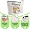 Bonus Daughter Gifts from Stepdad Stepmom Makeup Bag Stepdaughter Gifts from Stepmom Stepdaughter Wedding Mothers Day Birthday Gift Travel Pouch Daughter in Law Birthday Gift from Mother in Law view 3