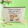 Bonus Daughter Gifts from Stepdad Stepmom Makeup Bag Stepdaughter Gifts from Stepmom Stepdaughter Wedding Mothers Day Birthday Gift Travel Pouch Daughter in Law Birthday Gift from Mother in Law view 4