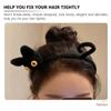 LALADEFIEE Cat Hairband Headband, Cute Black Knit Cat Headdress, Soft Face Washing Hair Accessory for Women view 3