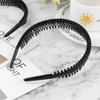 DECHOUS 10pcs Non-slip Hair Hoop Headbands with Smooth Teeth Comb for Women, Black Hard Hair Accessories Suitable for Sports and Daily Wear view 4