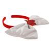 Abaodam Decorative Bow Headband with Silver Thread Fabric Red Maple Leaf Festival Hair Accessories and Women Party Hairband for Fourth of July Celebration view 1