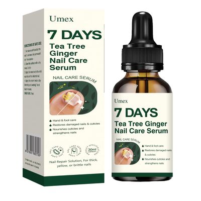Jonider Umex 7 Days Nail Treatment, Tea Tree Ginger Serum Oil