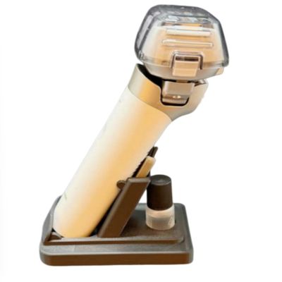 DAYJOY 3D Printed Shaver Holder stand compatible with Panasonic Shaver ES-LM51/LM52/LM53/LM54/LM55/LM56/LM57/LM58,Anti-Slip Shaving Station Holder Accessory Organizer Stand (grey)