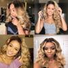 10 12 14 Inch Body Wave Human Hair Bundles 1B27 Ombre Blonde Body Wave Bundles Two Tone Black To Honey Blonde Bundles Human Hair Extensions 150g view 2