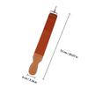 Artibetter Leather Razor Strop Sharpening Strap Double-layer Canvas and Leather Barber Shaving Accessory for Straight Razor Maintenance view 2