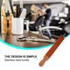 Artibetter Leather Razor Strop Sharpening Strap Double-layer Canvas and Leather Barber Shaving Accessory for Straight Razor Maintenance view 3