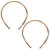 BETOOKY 2pcs Women Toothed Hair Headbands Retractable Non-slip Hair Accessories Portable Folding Design Suitable for Everyday Use and Travel view 1