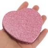 SAFIGLE Heart Shaped Folding Pocket Mirror Double-Sided Portable Handheld Travel Compact Vanity Mirror with Silver Frame and Pink Cover for Makeup on The Go view 4