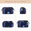 decor gift Travel Cosmetic Bag Lightweight Animal Sea Jellyfish Starry Night (longword) Women Coin Purse for Cosmetic Toiletry view 3